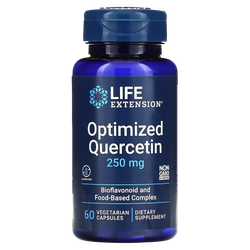 Life Extension Optimized Quercetin 250mg 60 vcaps, Оптимизированный Кверцитин, Рутин