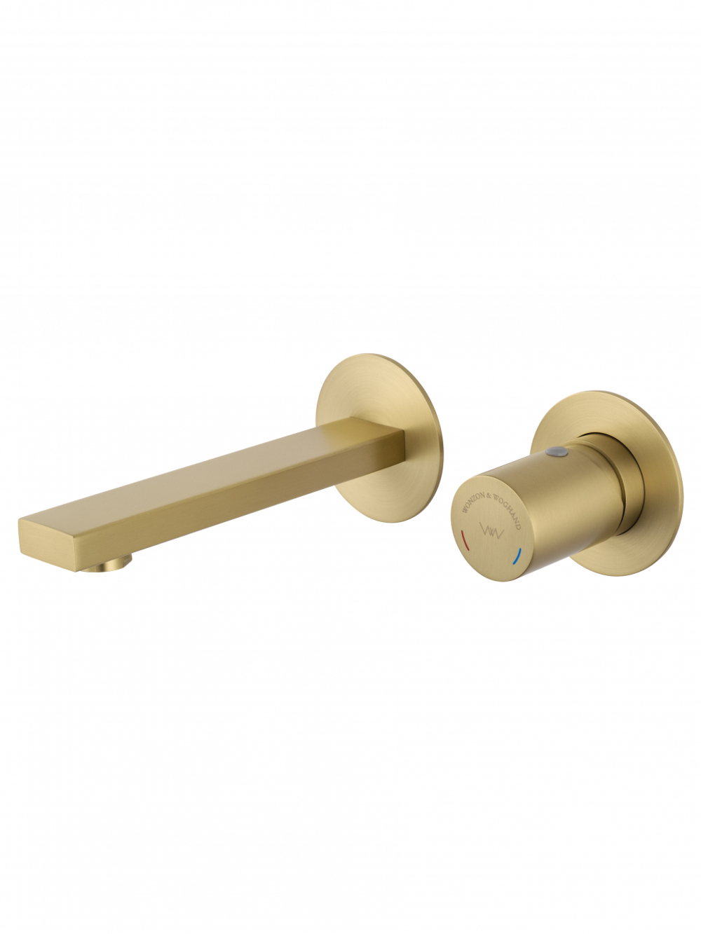 Смеситель для раковины встраиваемый WONZON & WOGHAND, Брашированное золото (WW-105-BG)