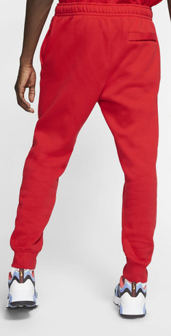 Мужские теннисные штаны Nike Sportswear Club Fleece M - красный