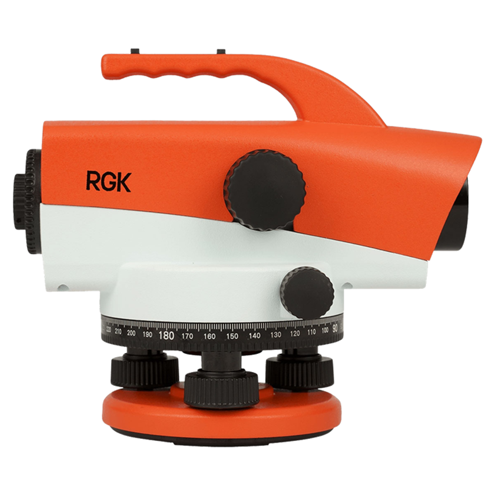 Комплект - оптический нивелир RGK C-32, рейка AMO S3 и штатив RGK S6-N C32S6S3