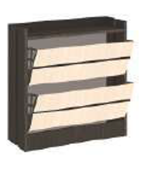 Обувница ЯМАЙКА  Япт-3 венге / дуб молочный