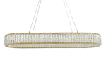 Подвесная светодиодная люстра Newport CRYSTAL 8240N/90 oval gold, М0071033