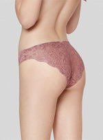 Нежные кружевные трусики-слипы (Размер: 5 размер) (Цвет: коричневый)