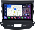 Магнитола для Mitsubishi Outlander XL, Peugeot 4007, Citroen C-Crosser - FarCar BM056M монитор 9.5" QLED на Android 14, TS10, 4+32Гб, CarPlay, 4G SIM-слот