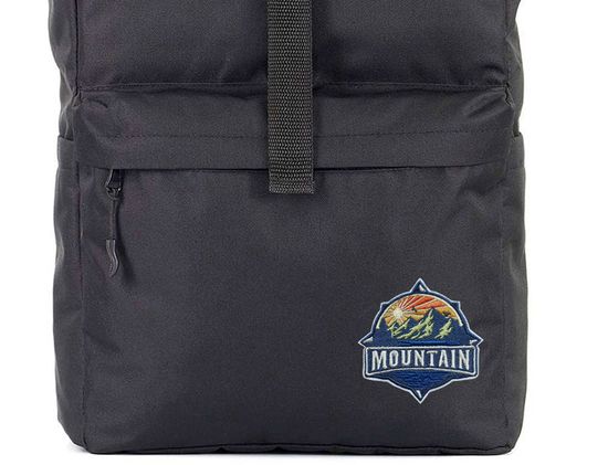 Нашивка термоаппликация на одежду и  на рюкзак. Горы. Путешествия