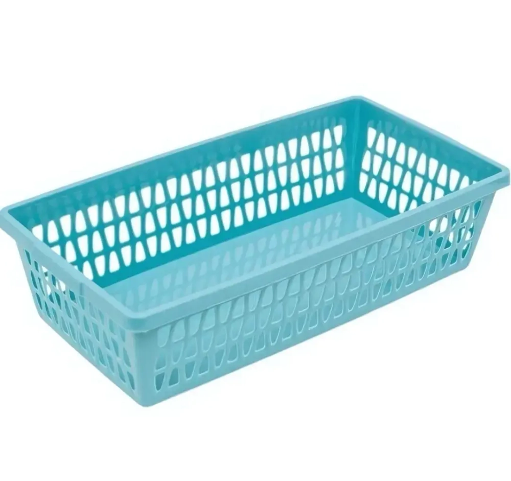 Корзина для хранения «Велетта», цвет бирюзовый, 21*11*5см