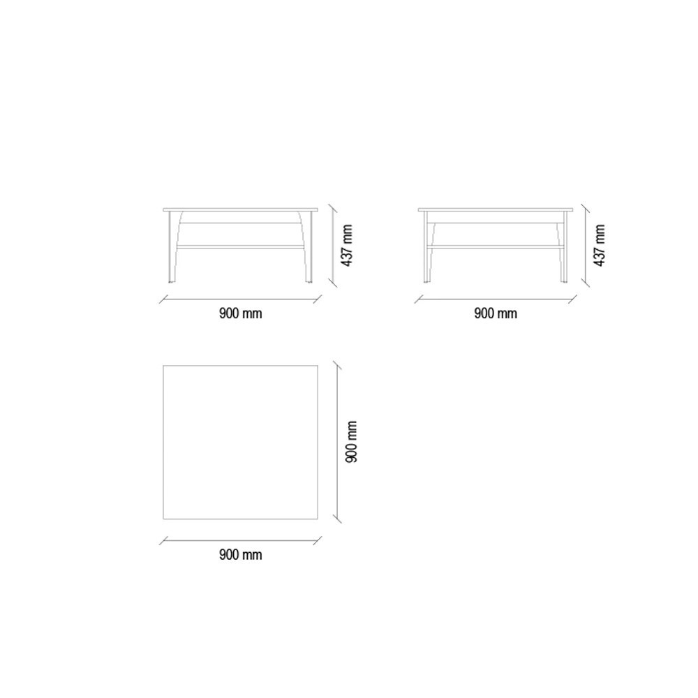 Стол журнальный большой ENZA HOME SONA EH20047