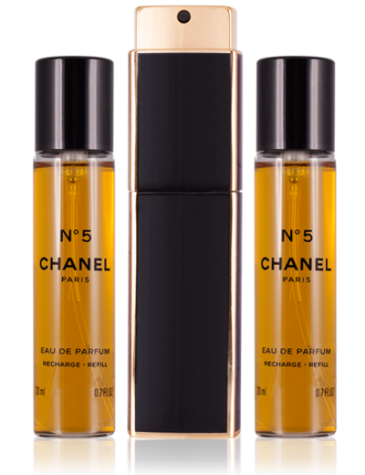 Chanel No. 5 Eau de Parfum Taschenspray (nachfüllbar) 3 x 20 ml