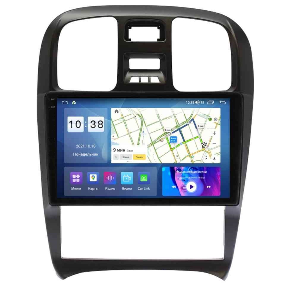 Магнитола для Hyundai Sonata 2001-2013 - Parafar PF308RN2K на Android 13, QLED+2K, ТОП процессор, 4Гб+32Гб, CarPlay, 4G SIM-слот