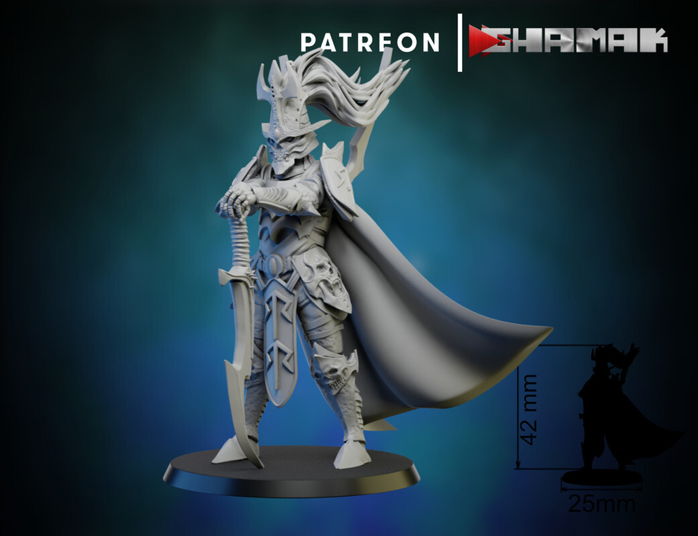Drukhari Archon Архон Друкхари миниатюра для dnd, днд, pathfinder, фентези, Настольная игра, НРИ, Варгейм, РПГ