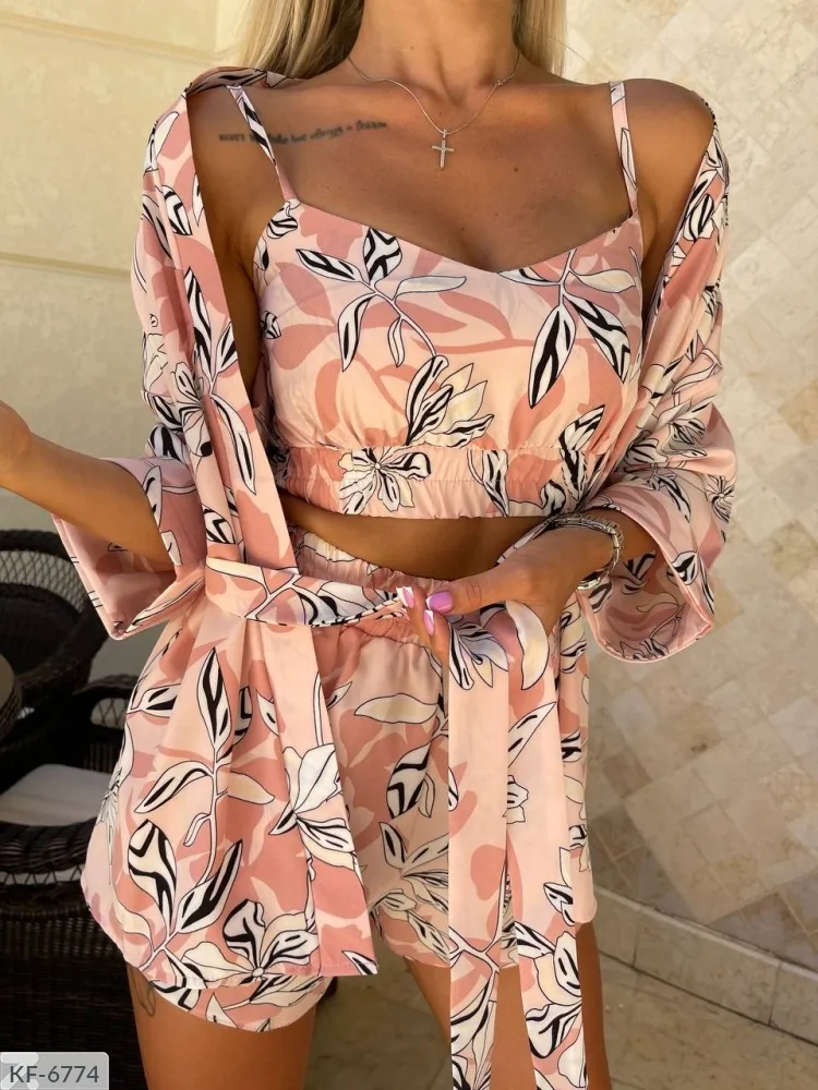 Костюм тройка KF-6767 Фабрика Моды