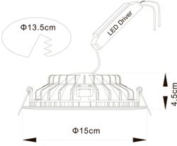 Точечный встраиваемый светильник Arte Lamp