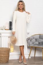 Платье трикотажное Портофино (молочное) П15026-25М LT Collection