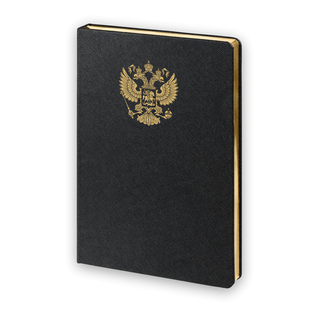 Подарочный набор: Шариковая ручка Parker Jotter Russia SE, цвет: St. Steel GT и Ежедневник недатированный "Герб"