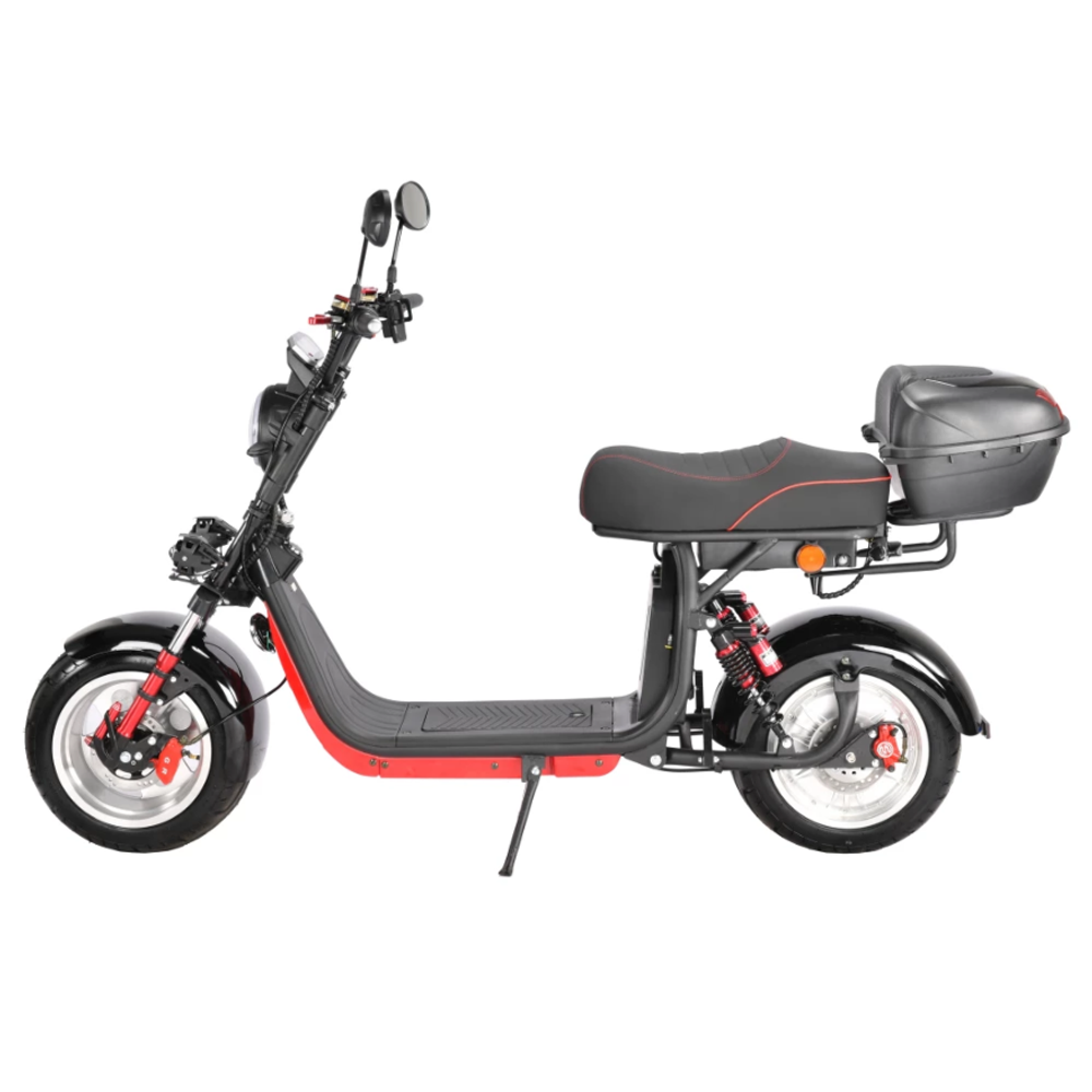 Электроскутер Cityсoco WHITE SIBERIA PRO MAX + 3950W 21AH Черный