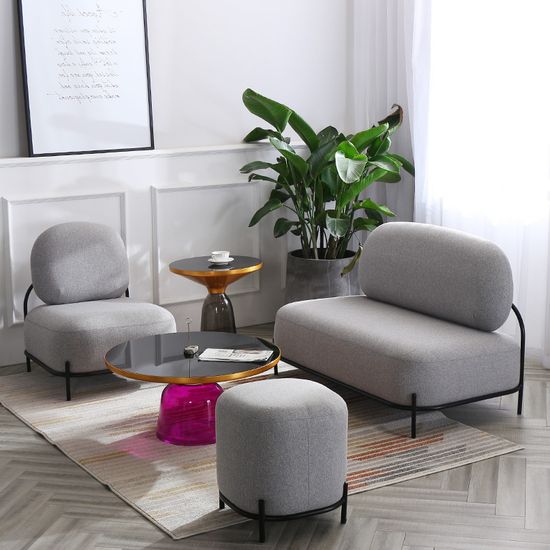 Пуф Pawai светло-серый