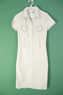 Платье лаконичное из хлопка 40-42 размер