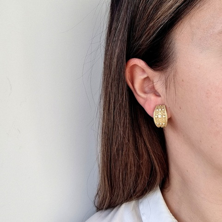 Клипсы с кристаллами