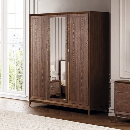 МОДЕНА Шкаф для одежды 3-х дв. с зеркалом