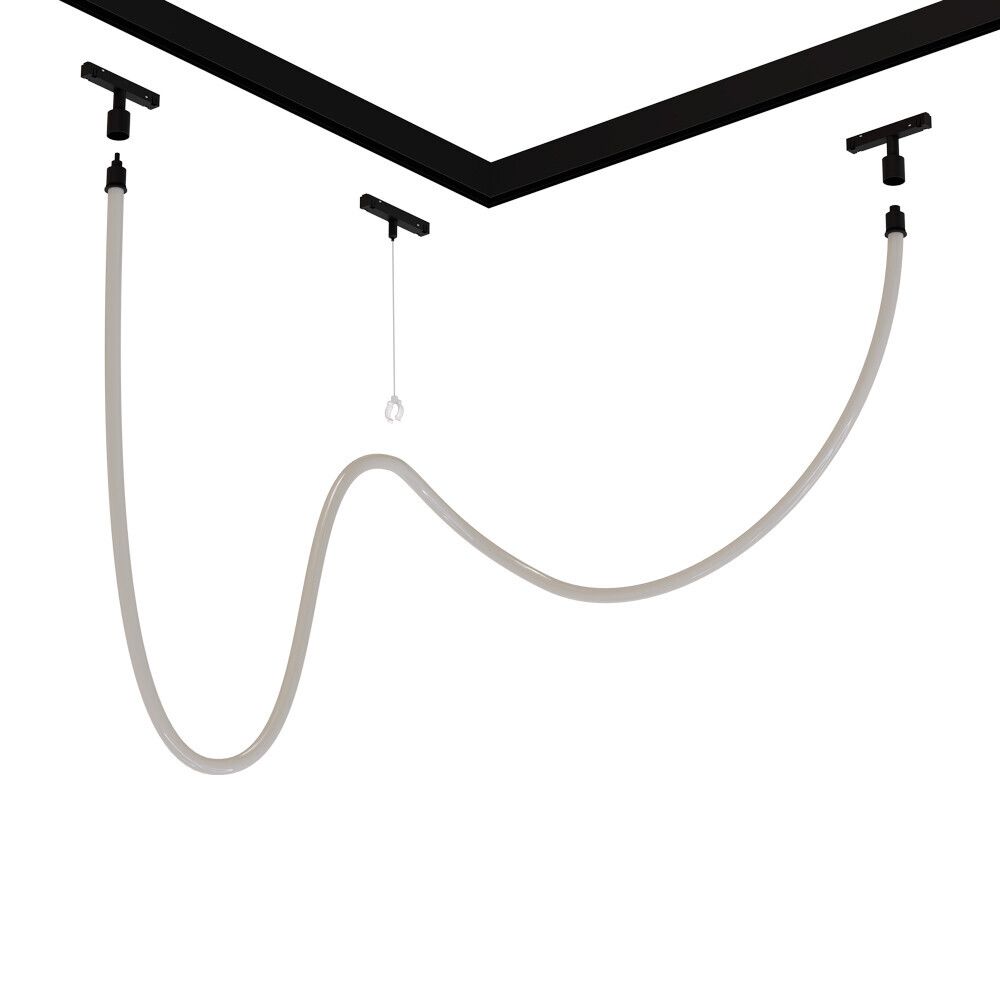 Подвес-держатель в шинопровод (трек) Linea Optima Для гибкого неона Loop