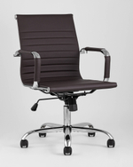 Кресло офисное TopChairs City S коричневое