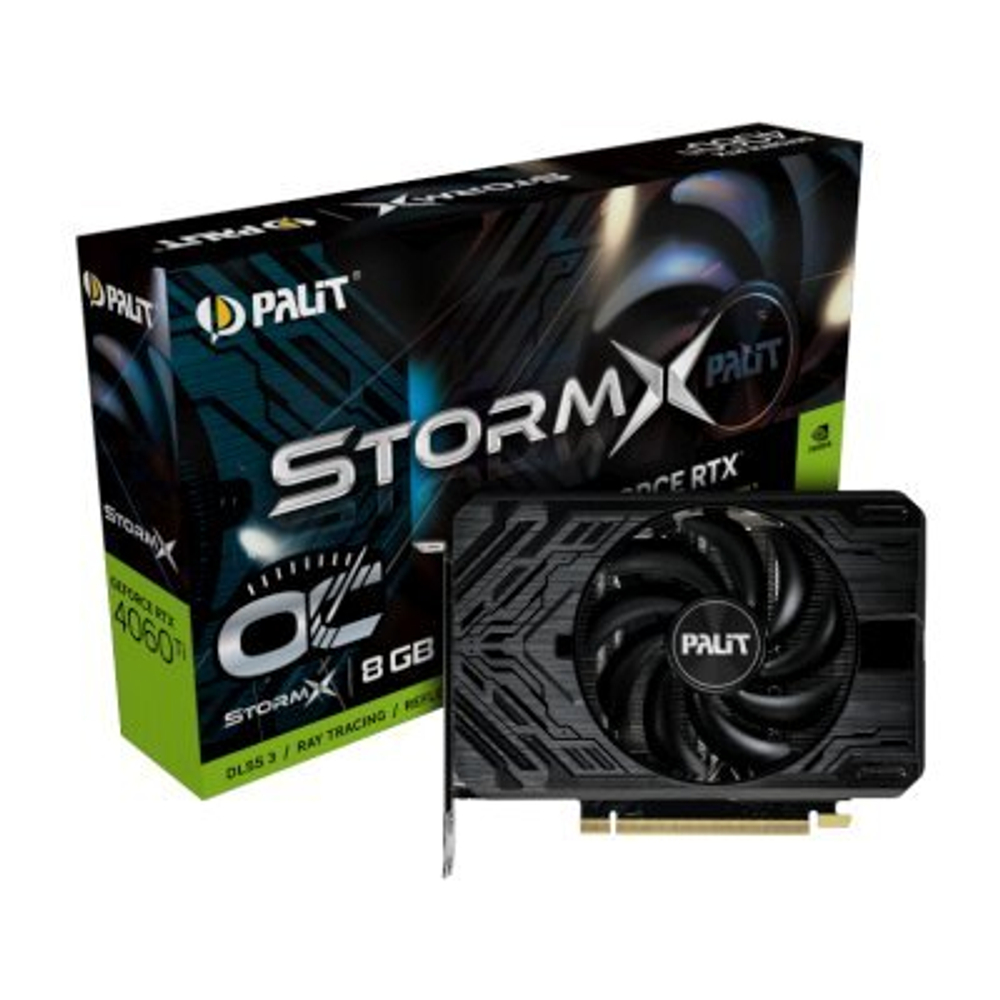 Видеокарта Palit nVidia GeForce RTX 4060 Ti StormX OC 8Gb NE6406TS19P1-1060F