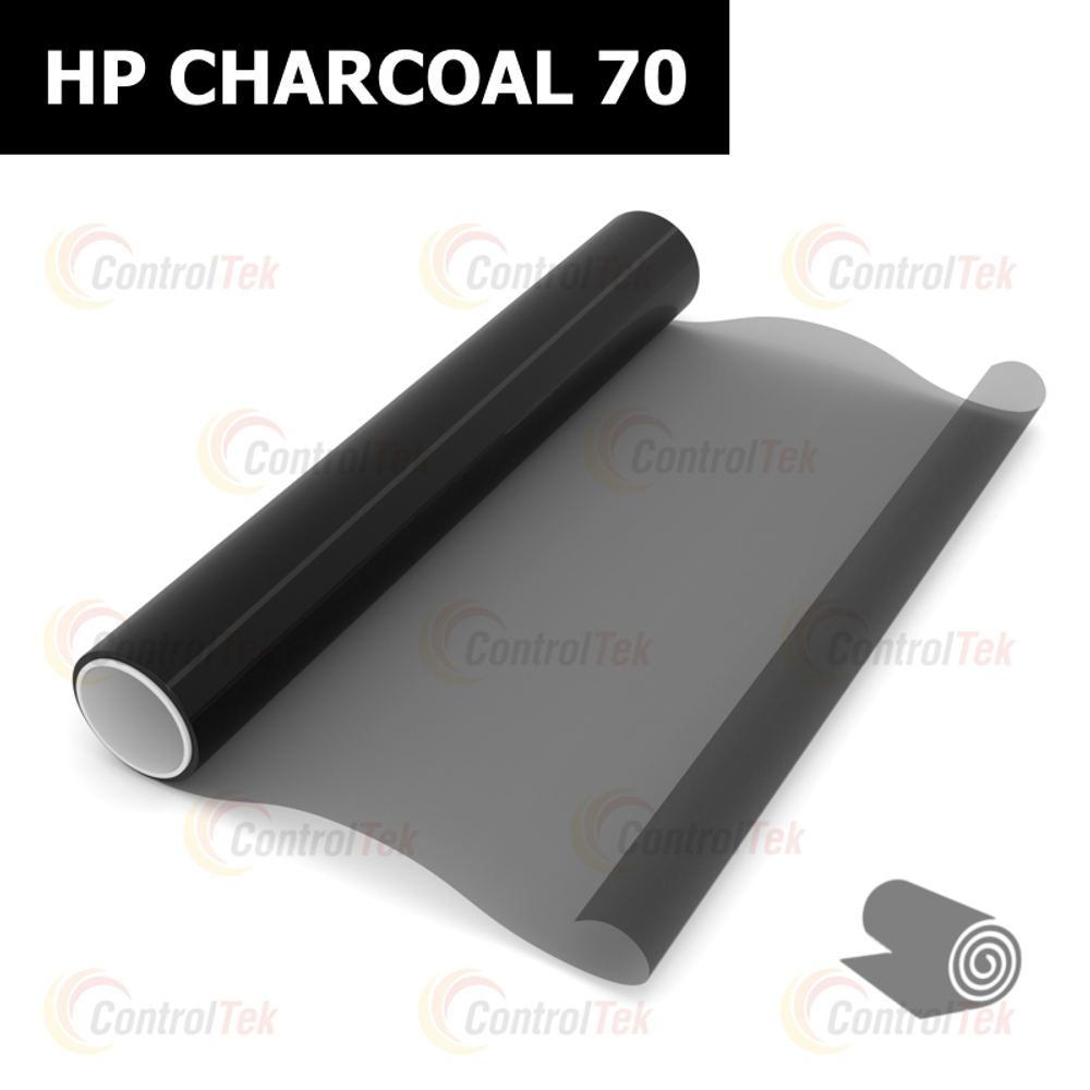 Пленка тонировочная металлизированная HP CHARCOAL 70 ControlTek, рулон (размер 1,524x30м.)