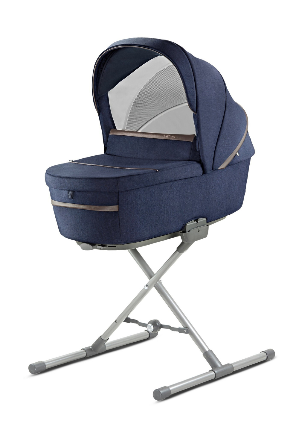 Коляска Inglesina Aptica System Duo 2 в 1 College Blue на шасси Graphite Coffee, синий