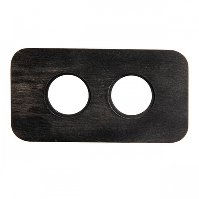 Рамка 2-х постовая (Угольно-черный) С.М. Верди BF5-620-119