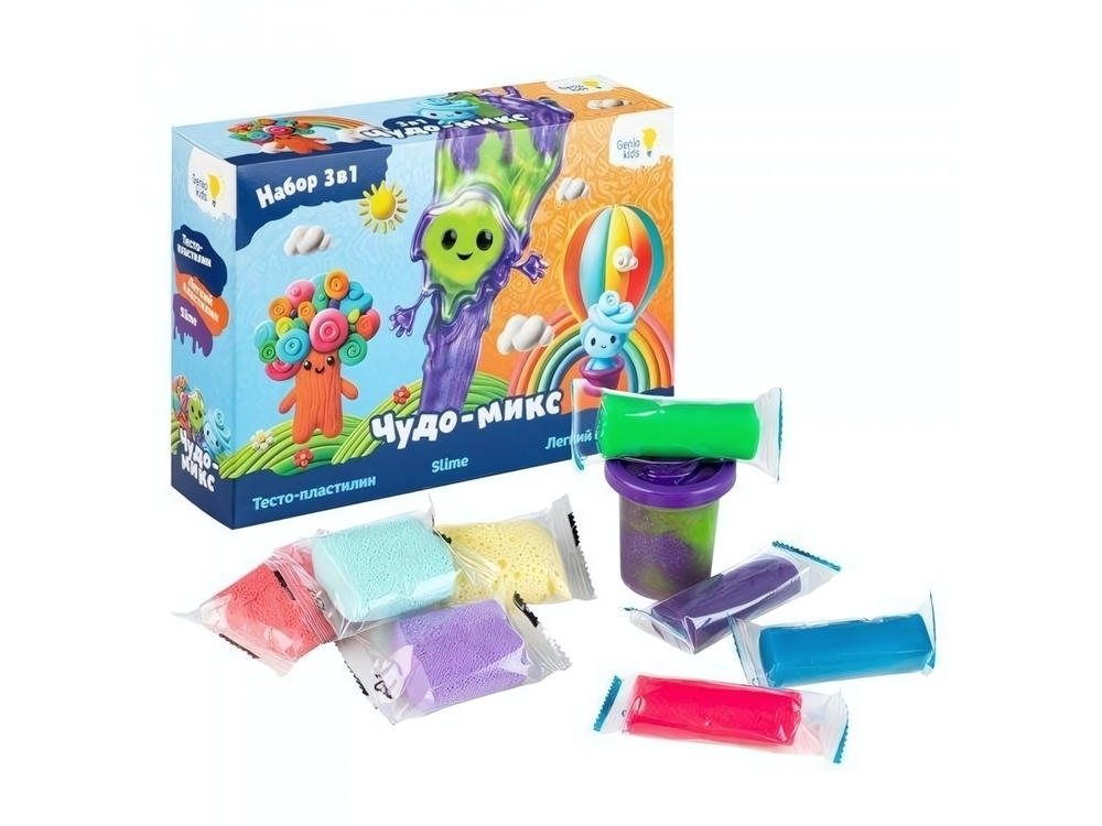 Набор для лепки "Чудо микс" (Genio Kids-art)