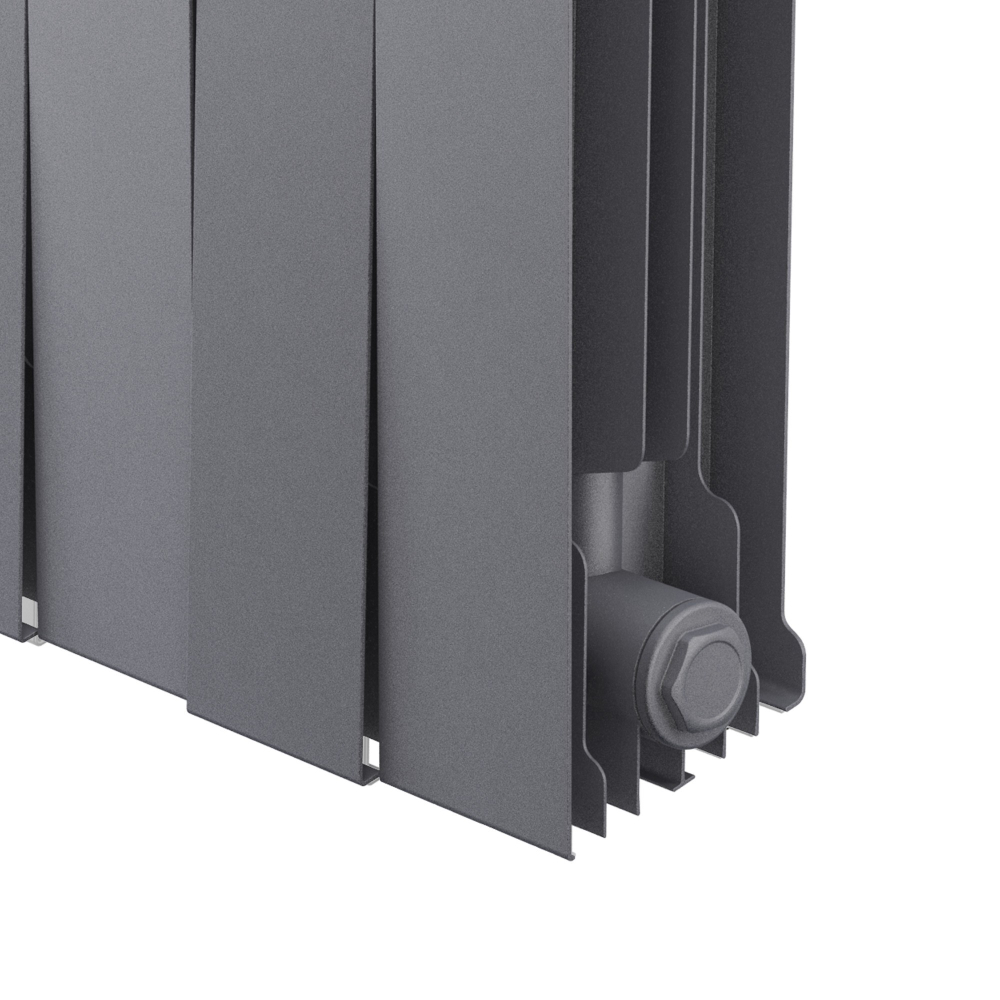 Радиатор биметаллический Royal Thermo PianoForte 200 Серебристый - 18 секц.