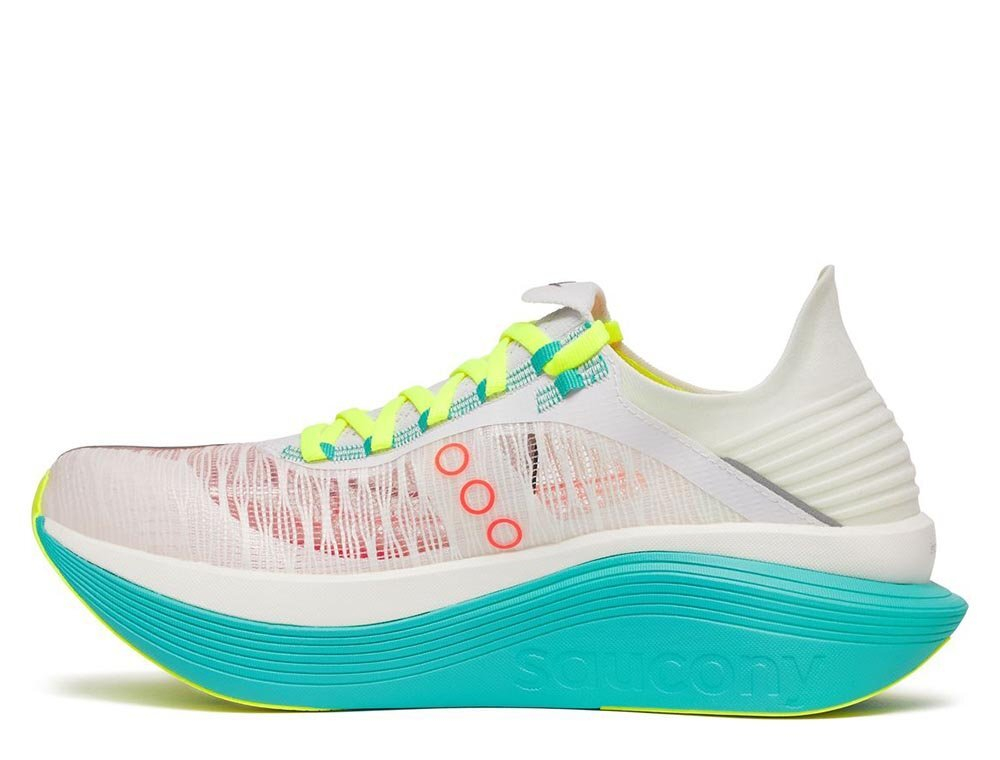 Кроссовки для бега мужские Saucony Endorphin Elite 2 M Бело-Бирюзовые