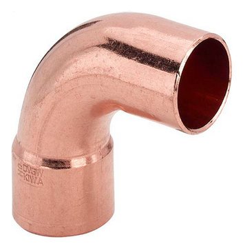 Viega отвод медный 18 мм. 90° однораструбный (серия 95001A медные фитинги под пайку)