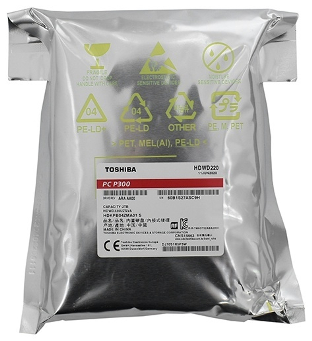 HDD Toshiba HDWD220UZSVA 2000 ГБ