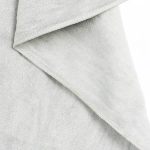 Полотенце кухонное «UNICO», 34*72 см, цвет светло-серый, микрофибра 300 гр/м2