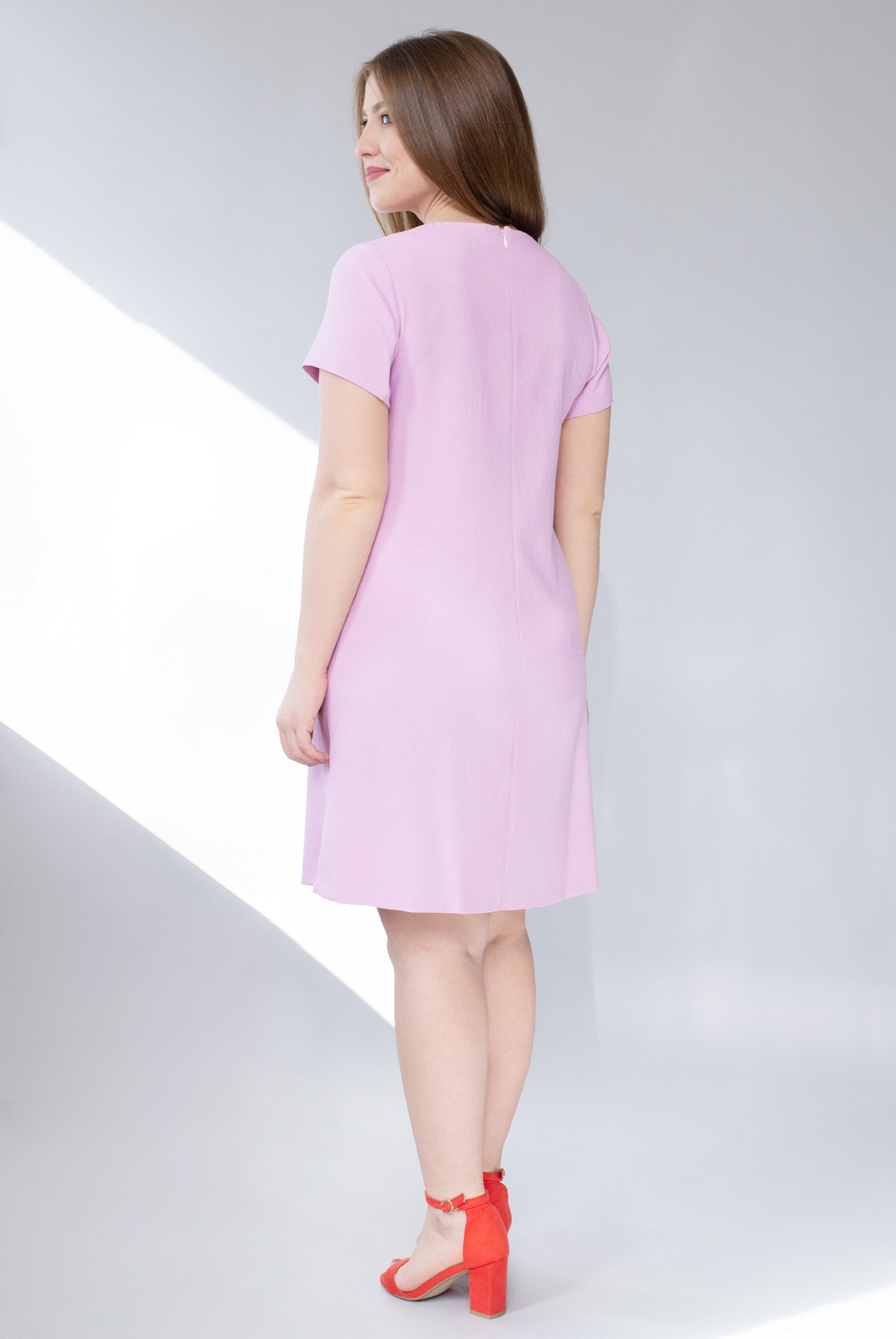 Летнее платье 1795ЛП, Светло-розов #259СРо051795ЛП