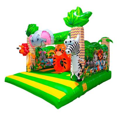 Коммерческий надувной батут «Чудо-сафари 2» 3,5*3,5*2,4 м