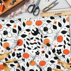 Ткань дюспо весенний сочный букет цветов