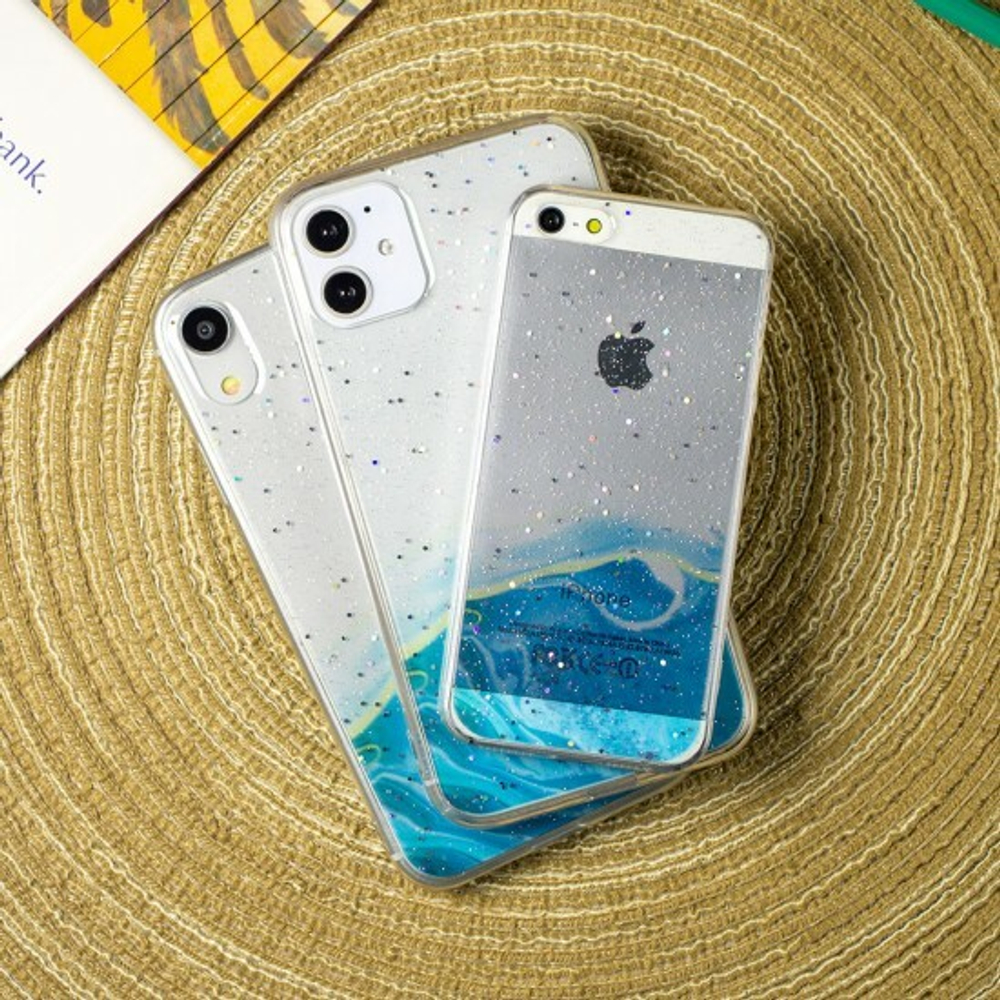 Силиконовый чехол Акварель для iPhone 12, 011856