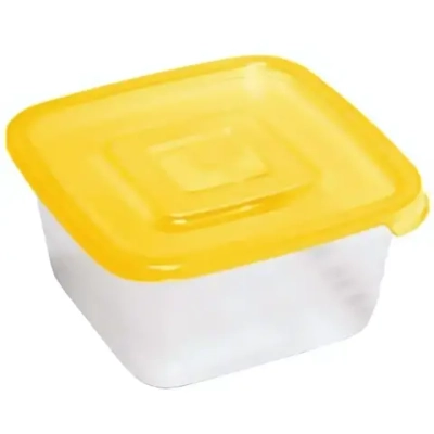 Контейнер пластиковый пищевой «Унико» 0,45л квадратный С208