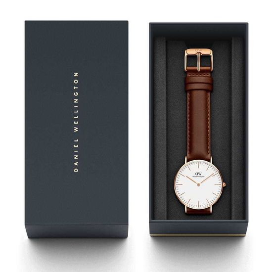 Наручные часы с браслетом Daniel Wellington (часы DW00100035 + браслет DW00400141 )