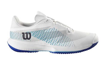 Мужские кроссовки теннисные Wilson Kaos Swift 1.5 - white/blu atoll/lapis blu