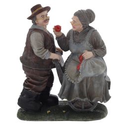 GAEM Фигурка декоративная "Бабушка с дедушкой", L16 W10 H19 см, 2в.
