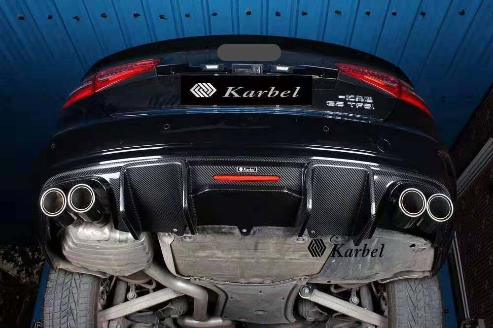 Карбоновый диффузор для AUDI A4 2013-2016 B8.5 Ауди