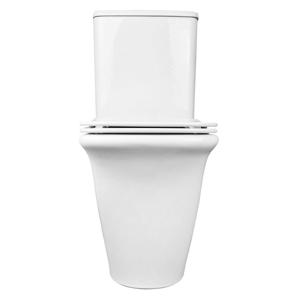 Унитаз-компакт Azario AVERO 660x360х820 напольный, безободковый с бачком и сиденьем микролифт (AZ-3121)