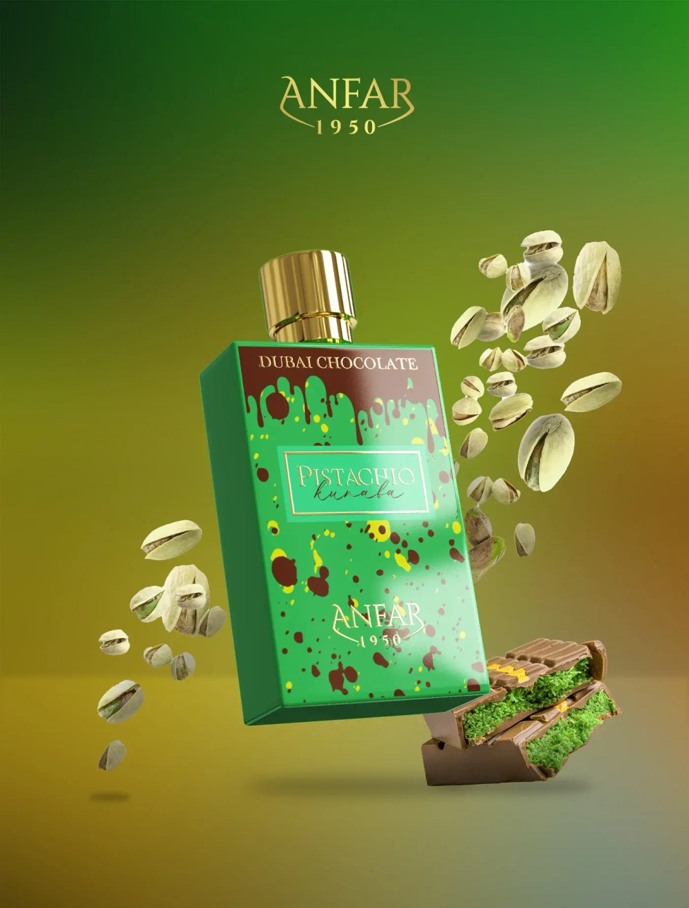 Anfar 1950 Pistachio Kunafa Extrait de Parfum