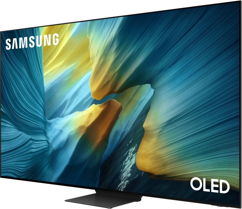 Телевизор OLED Samsung 77" QE77S95FAUXRU Series 9 черный графит/черный 4K Ultra HD 120Hz DVB-T2 DVB-C DVB-S2 USB WiFi Smart TV