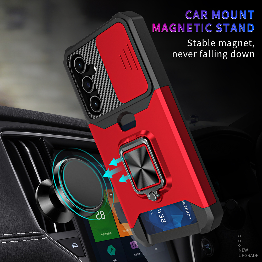 Противоударный чехол Сard Reader Case для Samsung Galaxy S25 FE