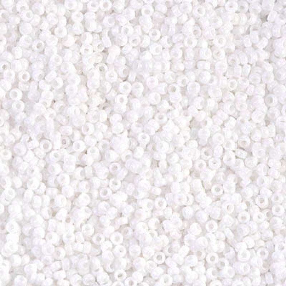 Miyuki Seed Beads 15/0 White Opaque SB0402