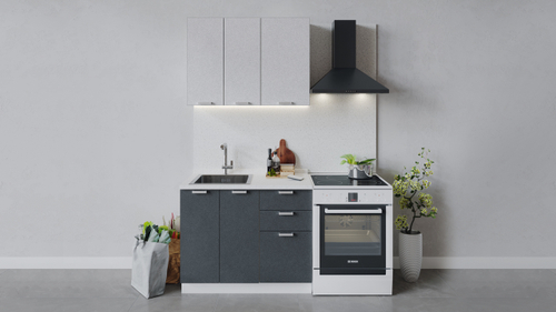 Кухонный гарнитур «Гранита» длиной 100 см